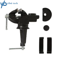 70 mm HD 360º Swivel Portable Table Bench Vice Clamp Mini Vise Anvil New