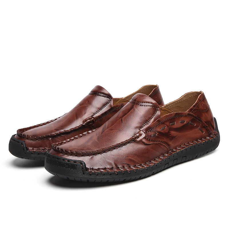 SALOMON Mocassini mocassini mocassini scarpe casual da uomo in pelle sneakers da passeggio guida marrone