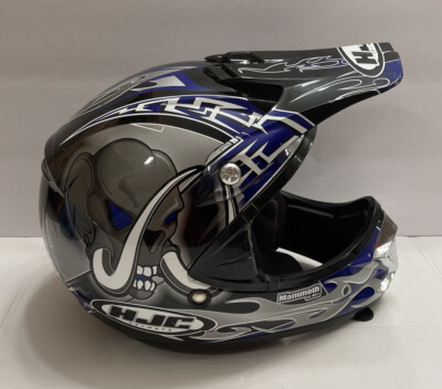 hjc cl x5y mammoth medium mx helmets weight Mammoth CL-X5Y Youth Small Motocross Motorbike Helmet - Blue White Gray