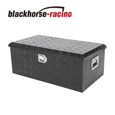 36"X19.3"X14" Pickup Truck Trunk Bed Tool Box Underbody Storage + Lock Black