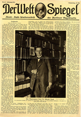 Daly-Medaille für Prof.Albrecht Penck Direktor Institut für Meereskunde c.1914