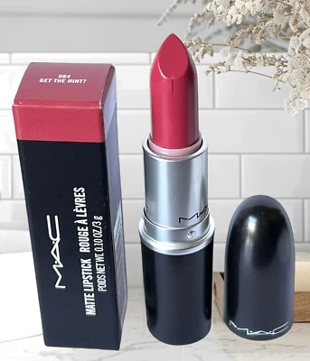 MAC MATTE LIPSTICK 664 GET THE HINT? 0.10oz / 3g NEW IN BOX RARE
