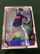 2015 Bowman#96 Triston McKenzie 1st Rookie Card RC Cleveland Indians