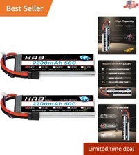 Enhanced Performance 2PCS 7.4V 2200mAh LiPo Batteries for RC Enthusiasts