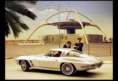 1963 CORVETTE STINGRAY LAX 24X36 inch poster, sports car