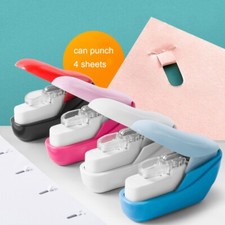 Book Paper Stapling Mini Portable Stapleless Stapler School Office Supplies