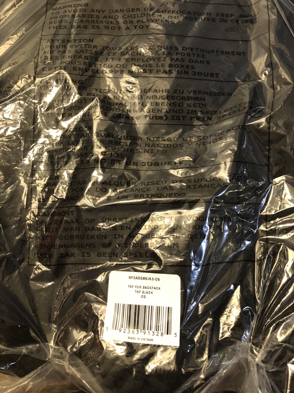 supreme faux fur backpack