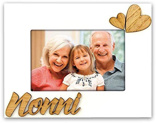 Zep MN465HI Cornice Nonni In Legno, Bianco (Y5x)