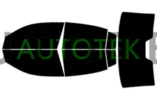 PreCut All Sides Window Film Any Tint Shade % For Chrysler 200 Sedan 2011-2014