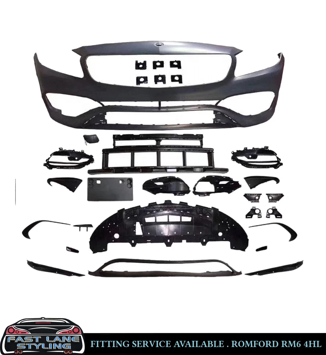 BODYKIT A45 AMG LOOK FRONT REAR BUMPER SIDE SKIRTS FOR MERCEDES A