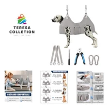 Dog Grooming Hammock,XX-Large Dog Sling for Nail Trimming, Dog Nail Clipper H...