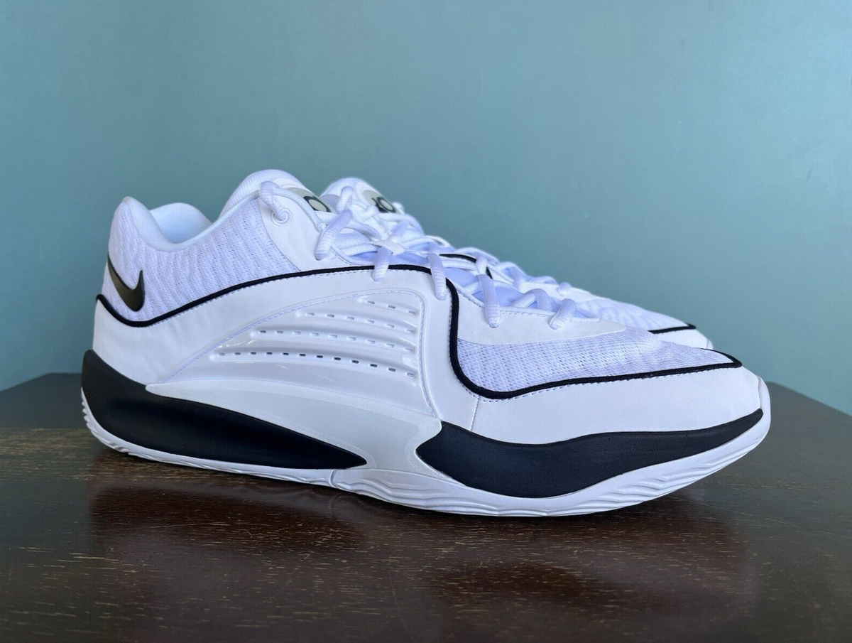 Nike KD 16 TB White/Black Basketball Shoes Men display picture 3