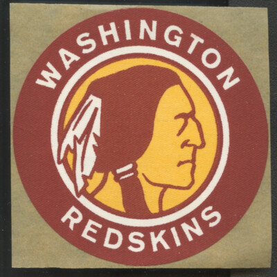 1960's Avery Washington Redskins 3" Cloth Decal