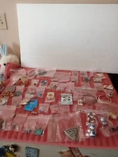 Lot Of 50 Pairs Of Assorted Pierced Earrings.  Individually Packaged As Shown