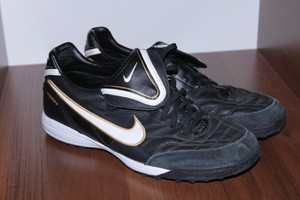 Vintage NIKE TIEMPO black Football Boots Shoes Size UK 8 / EUR 42.5 / US 9  | eBay