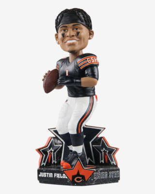Justin Fields Chicago Bears Rising Star Bobblehead NFL Football