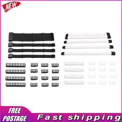 PC Case Extension Cable Kit 24Pin Motherboard+CPU(4+4)8PIN +2xGPU(6+2)8PIN Wire