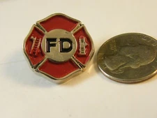 FIRE DEPARTMENT MALTESE CROSS PIN