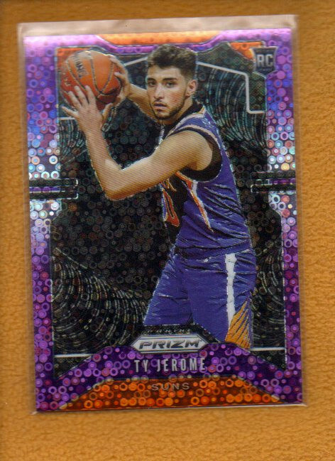 Ty Jerome 2019-20 Panini Prizm Basketball Rookie Fast Break Purple RC #268 /75