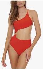  144 - PQ PilyQ Swim Oliver One Piece Swimsuit in Passion Size S