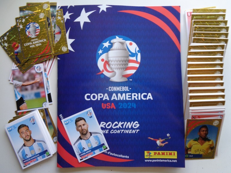 2024 Panini Copa America USA Complete  Set 430 Stickers Soft Cover USA Version