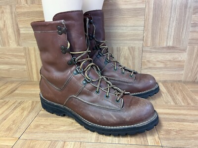 RARE  Sz 12 D - DANNER G0RE-TEX Vintage Brown Leather Insulated Boots USA Mens