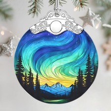 Christmas Ornaments: Stained Glass Ornament, Tree Ornament,...