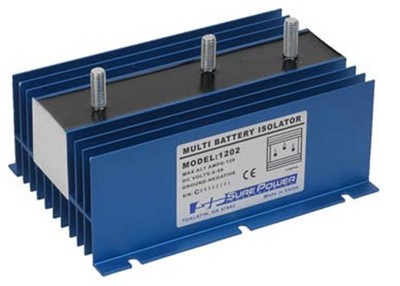130A RAREELECTRICAL 1 INPUT 2 BATTERY ISOLATOR FOR SURE POWER BY PN 1202 2216