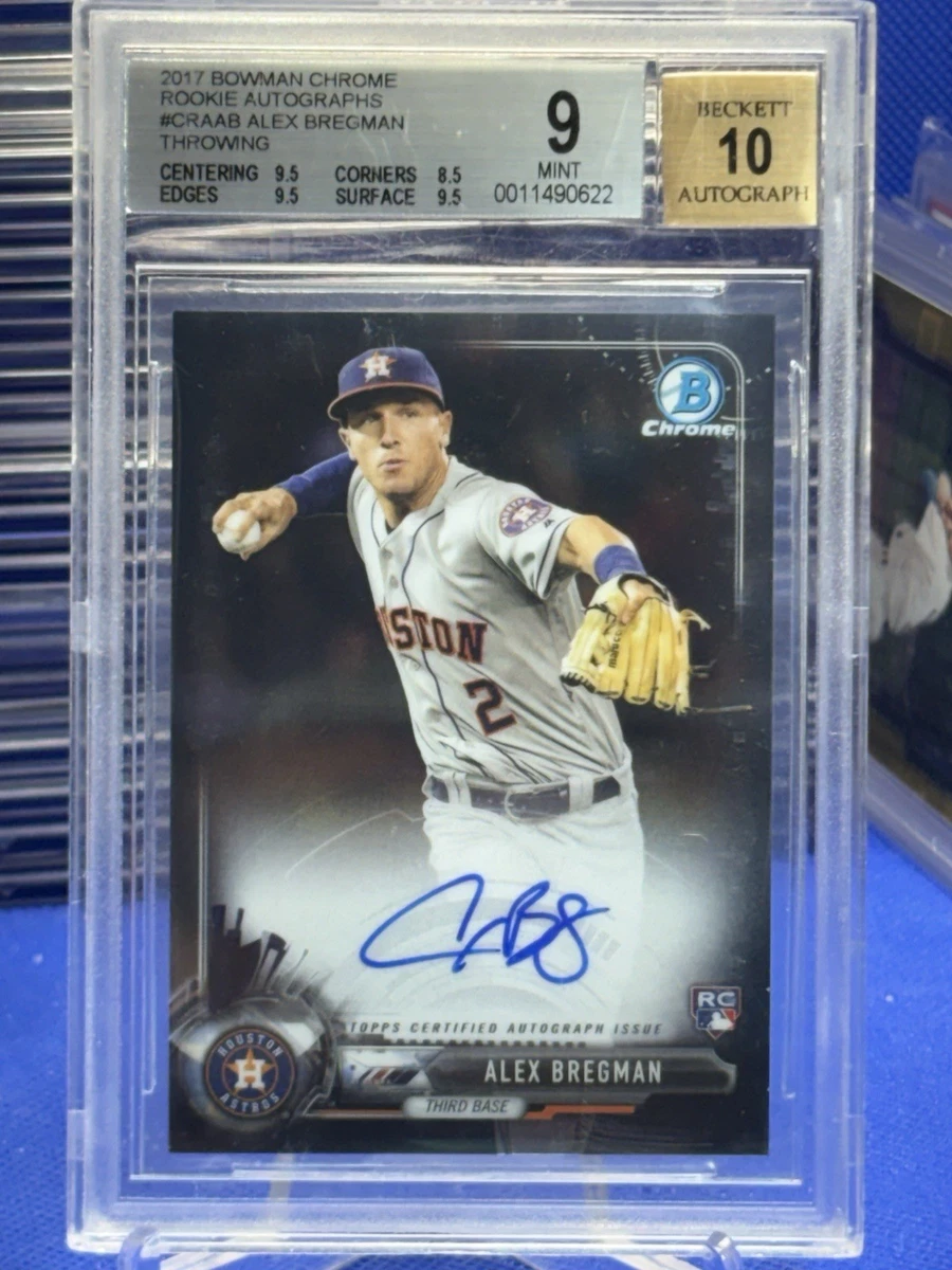 Bowman Alex Bregman Baseball Sports Trading Cards & Accessories