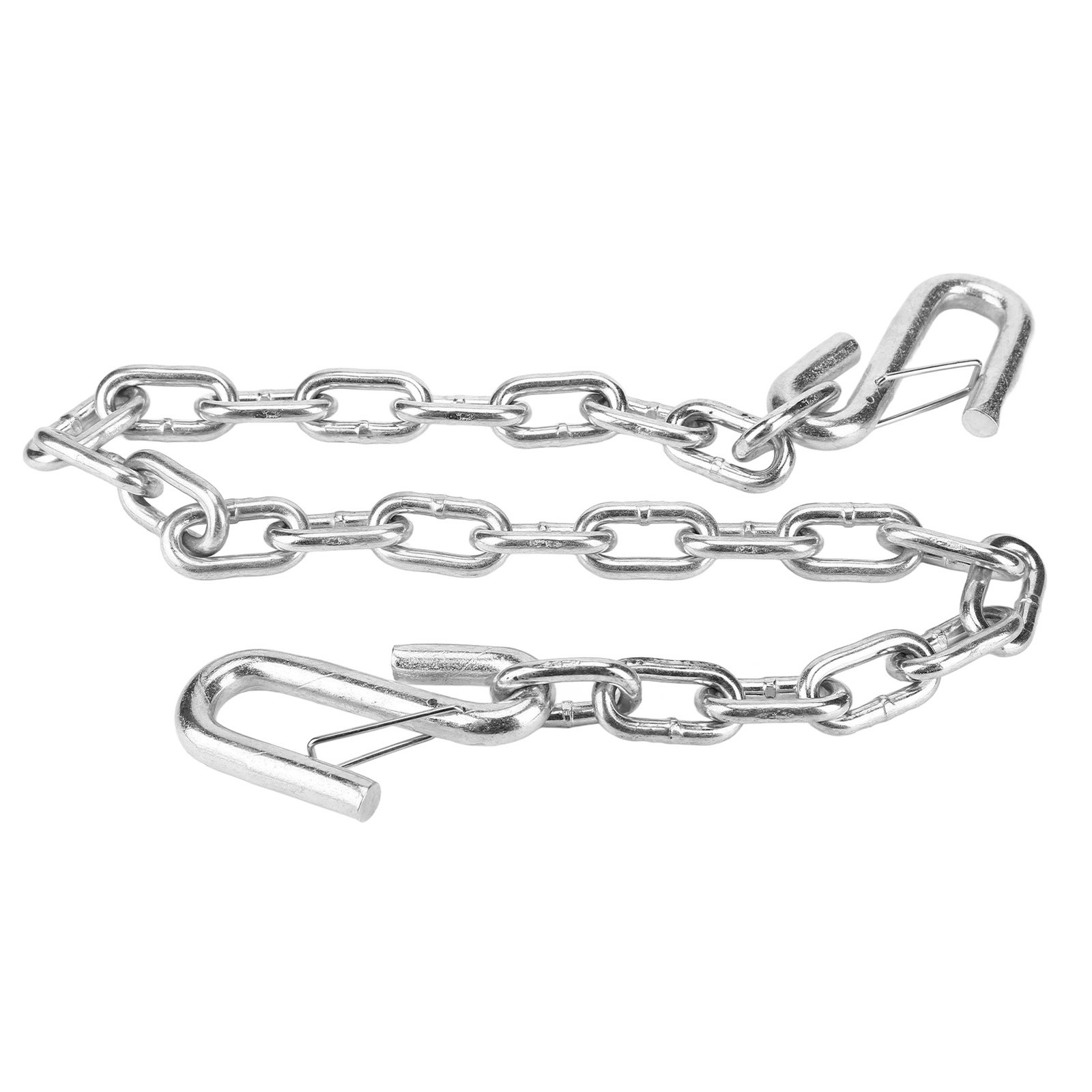 Trailer Safety Chain 3500lbs Towing Wire Ropes With Double Spring Clip Hooks For