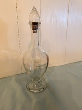 Vtg Avon Genie Bottle Glass Decanter Skin So ...
