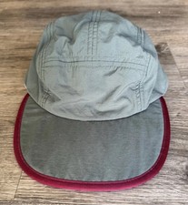 Vintage Patagonia 5 Panel Duck Bill Hat USA Made Sz Small 90s Green