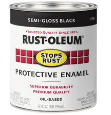Rust-oleum Stops Rust Brush-on Paint - 32 Fl Oz Quart -multiple Colors Available Rust-oleum Stops Rust Brush-on Paint - 32 Fl Oz Quart -multiple Colors Available
