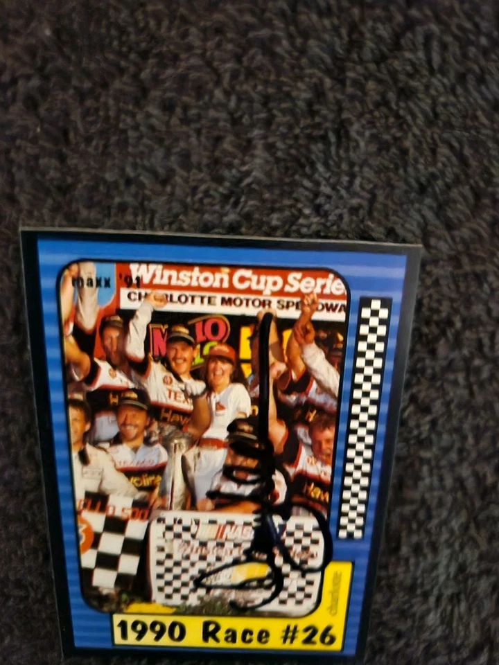 Davey Allison Signed Autographed Card  - Image 4 of 4