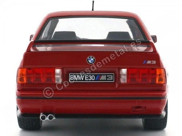 1986 BMW E30 M3 Rojo 1:18 Solido S1801502 - Imagen 4 de 4