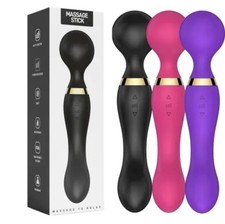 Powerful Multi-Speed Magic Massager Wand Massage Full Body USB Rechargeable 20s