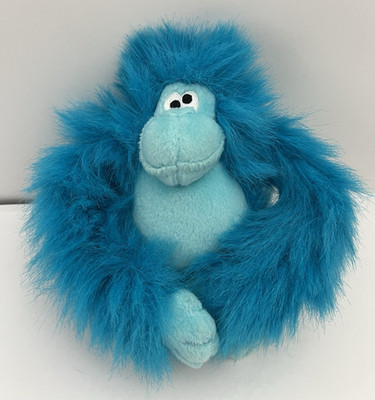 Monkey Plush John Doze Studios 6'' Stuffed Animal Toy Hook & Loop Hands Crazy Eye