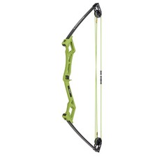 Bear Apprentice Youth Archery Bow Set 27in Right Hand 13.5lb Flo Green