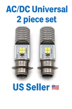 🌟Pair of Super Hi/Lo LED Light Bulbs for Suzuki King Quad 700 2005–2007 ⬆️Visib