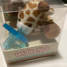 WubbaNub Infant Detachable Pacifier Soother Lovey Giraffe Sealed NIB Baby Shower