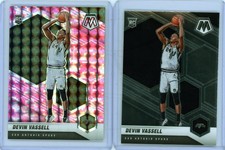 * DEVIN VASSELL * 2020-21 MOSAIC PINK REFRACTOR HOLO + BASE RC # 221
