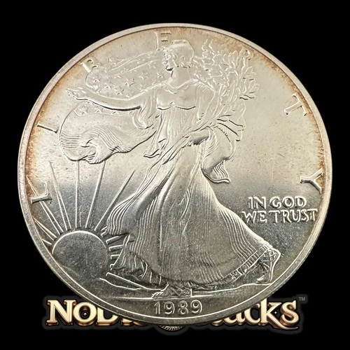 1989 American Silver Eagle 1 oz .999 Fine Silver Bullion Coin Authentic US Mint