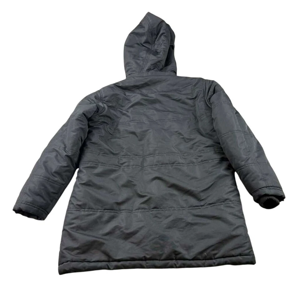 Chaqueta Parka Timberland Mujer M Negra Forrada de Vellón Imitación Piel Con Capucha Forrada de Vellón Foto 2 de 4