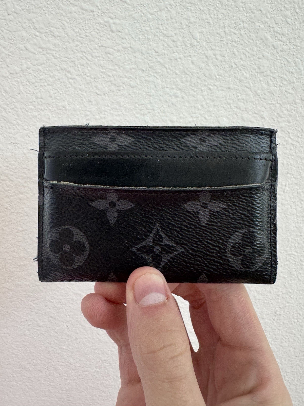 Authentic Louis Vuitton Monogram Eclipse Card Cas… - image 5