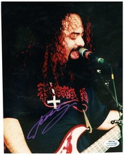 Tony Campos Signed Autographed 8x10 Static-X Live on Stage Photo ACOA