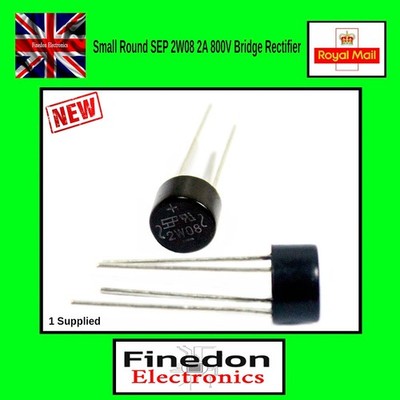 SEP 2W08 2A 800 V Einphasen-Brückengleichrichter UK-Verkäufer