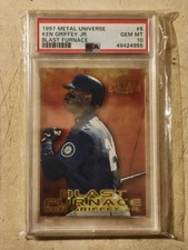 1997 Metal Universe Blast Furnace: #  6 Ken Griffey Jr. PSA 10 GEM MINT
