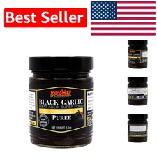 8.8oz Black Garlic Puree - Ready-to-Eat Umami Spread, All-Natural Goodness