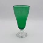 Vintage Anchor Hocking Burple Inspiration Iced Tea Glass Emerald Green Boopie