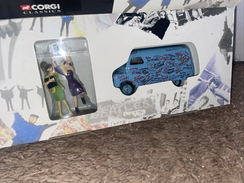 The Beatles Corgi Classics Bedford Graffiti Van w/figures 1997 - Image 2 of 4